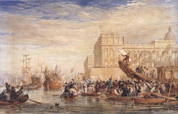  Embarkation of His Majesty George IV from Greenwich (mk47)